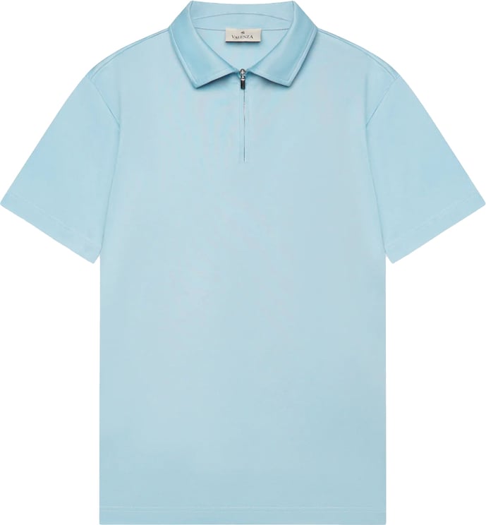 Valenza Supima Polo Zip Collar S/S Diamond