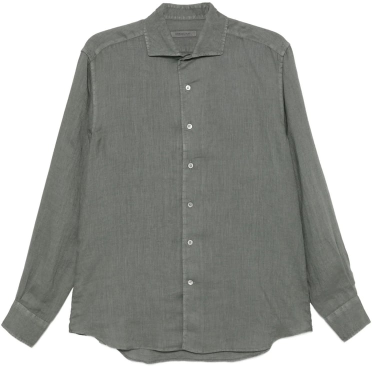 Corneliani shirt khaki