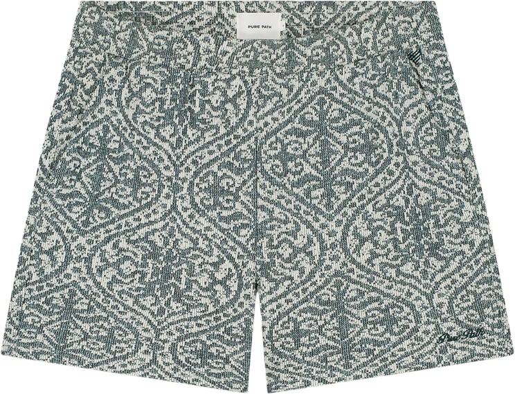 Pure Path Jacquard Pattern Shorts