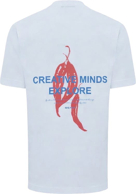 Genti Tee Back Print Pepper Light G