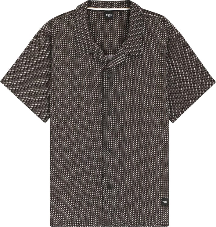 Hugo Boss beach shirt black