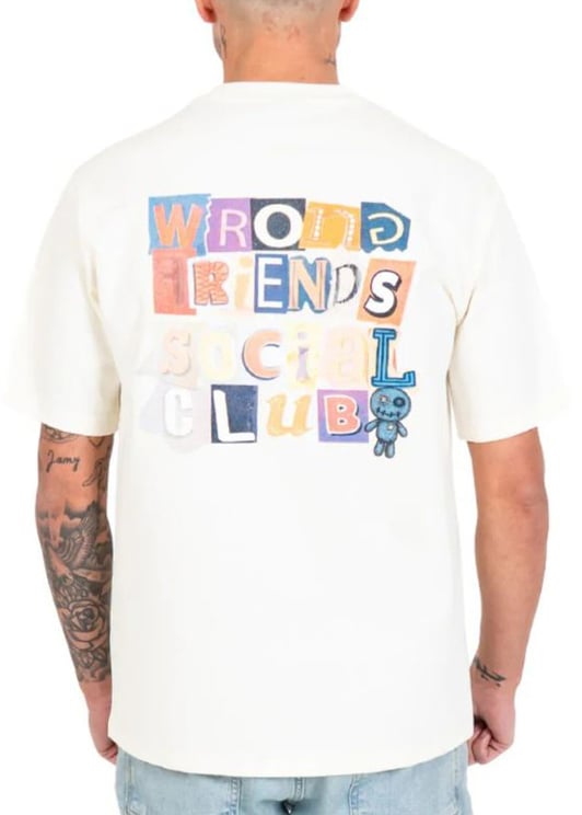 Wrong Friends Social Club T-Shirt Coconut White