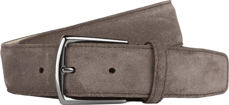 Aurélien Ash Grey Suede Belt