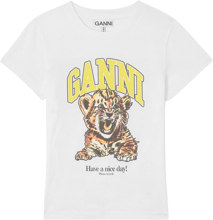 Ganni t-shirt wit