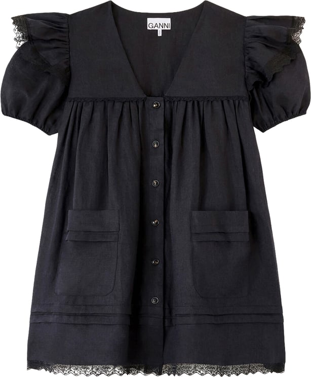 Ganni dress black