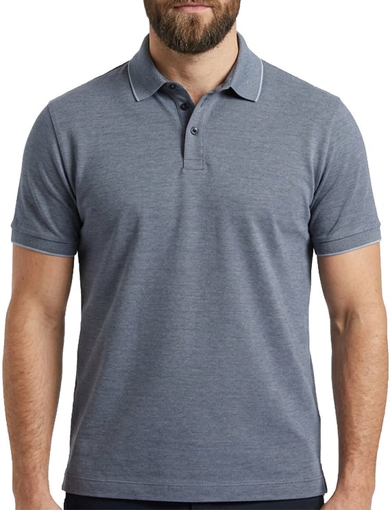 Paul & Shark Polo Piqué kentucky blauw