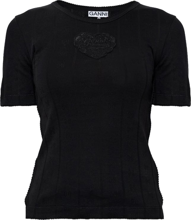 Ganni top black