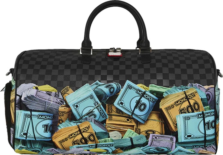 Sprayground Monopoly Money Stacks Duffle Bag