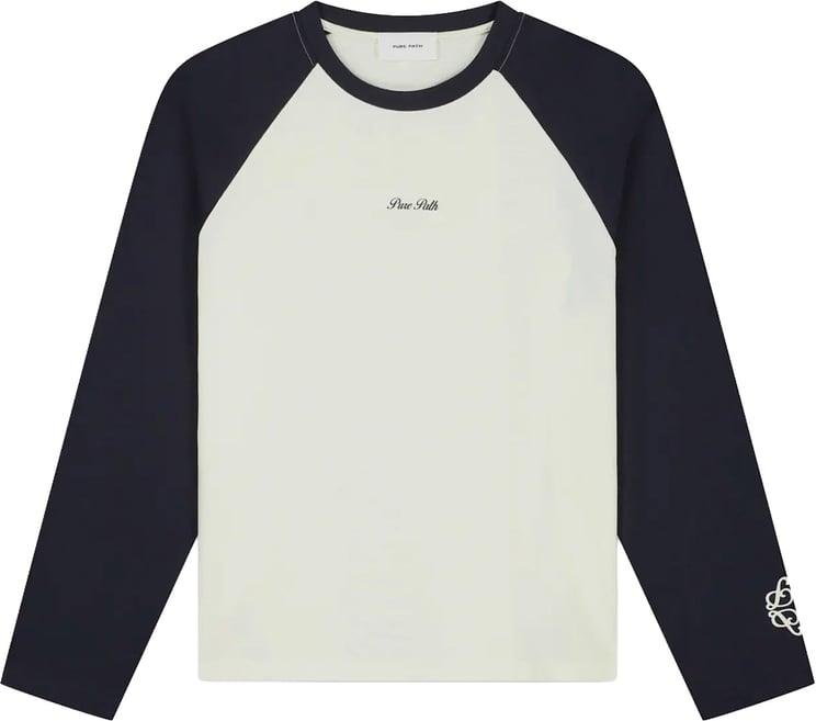 Pure Path Two-tone Society Longsleeve Tee Ecr