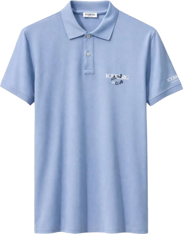 Iceberg Beachwear Polo Azure Blue