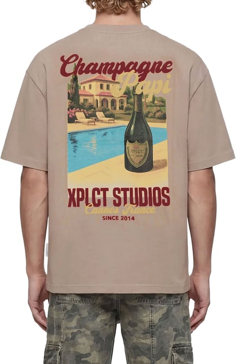XPLCT Studios Champagne Tee | Taupe