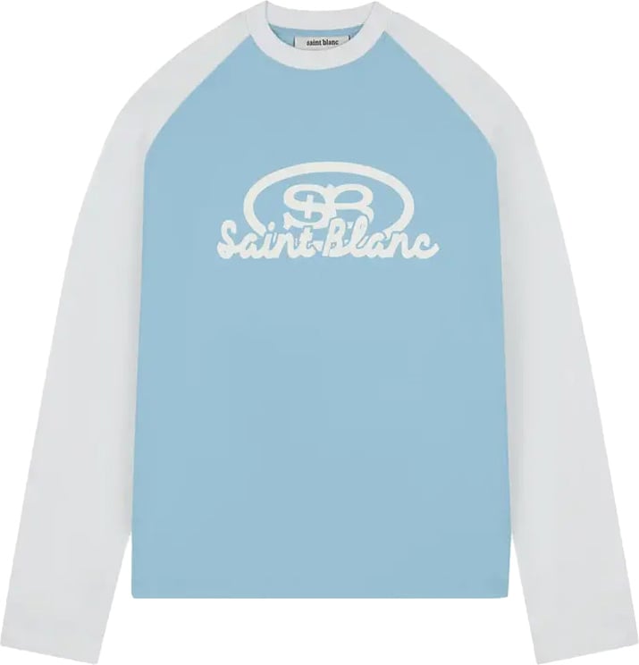 Saint Blanc Blend Logo Raglan Longsleeve White