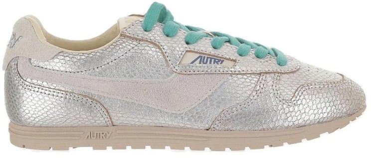 Autry windspin sneakers silver