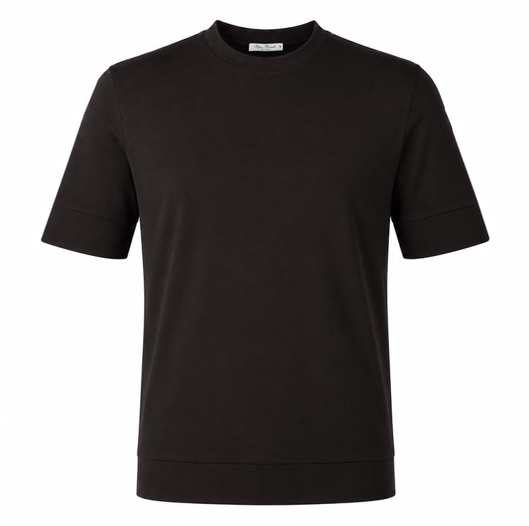 Stefan Brandt T-shirt Eli B donkerbruin