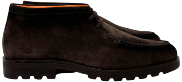 Santoni Rock Detroit Gomma dark brown