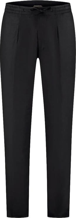 Aurélien Linen Trousers C Black