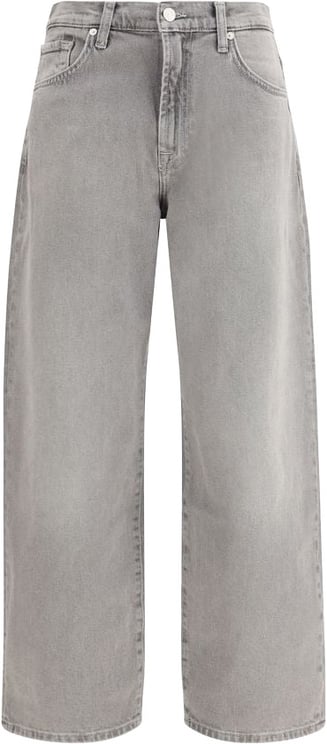 7 For All Mankind 7FOR Gray Cotton Relaxed Fit Jeans