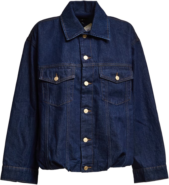 7 For All Mankind Indigo Soul Buttoned Over Denim Jacket