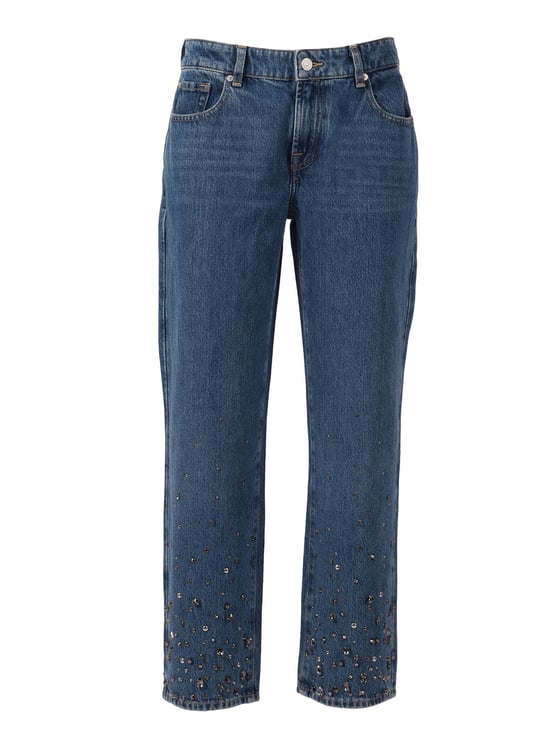 7 For All Mankind Calie Straight Ankle Jeans