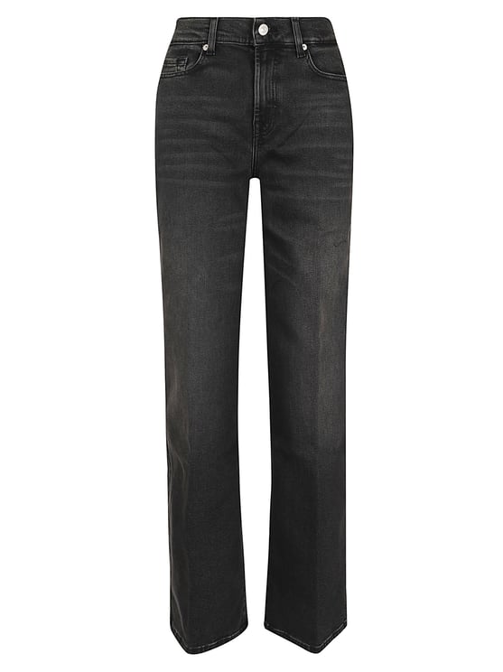 7 For All Mankind Washed Black Luxe Vintage Jeans