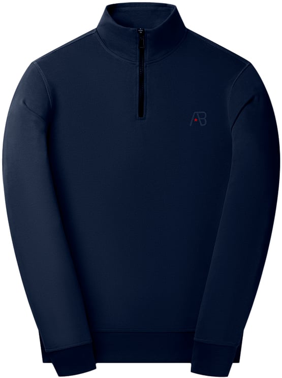 AB Lifestyle AB Lifestyle Diamond Half-Zip Sweater