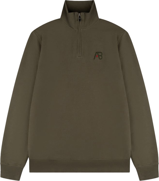 AB Lifestyle AB Lifestyle Diamond Half-Zip Sweater