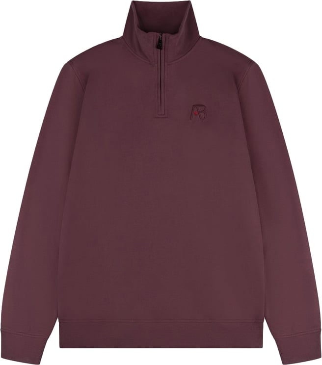 AB Lifestyle AB Lifestyle Diamond Half-Zip Sweater