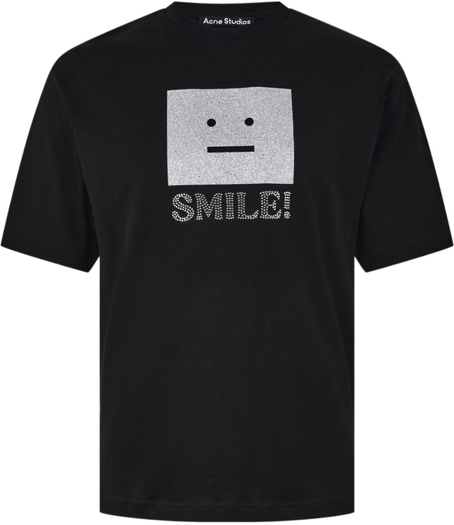 Acne Studios Face Smile Oversize T-shirt