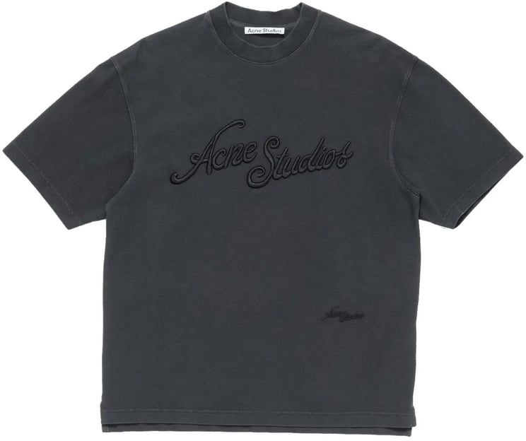 Acne Studios T-shirt Faded Black