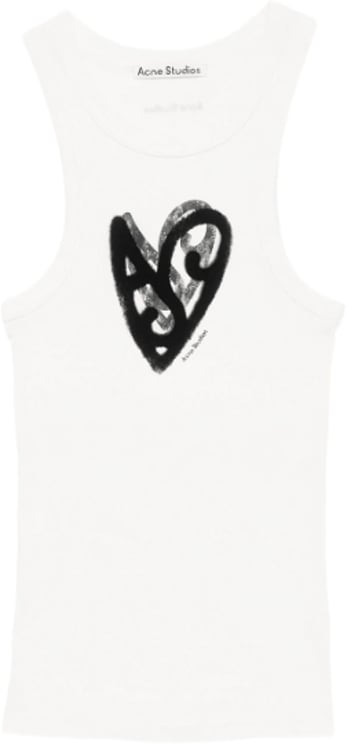 Acne Studios Top Optic White