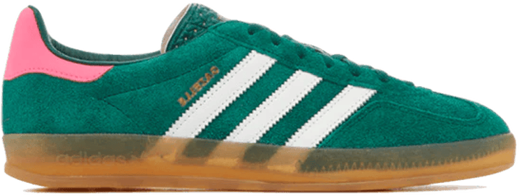 Adidas Adidas Gazelle Indoor Collegiate Green Lucid Pink (Women's)