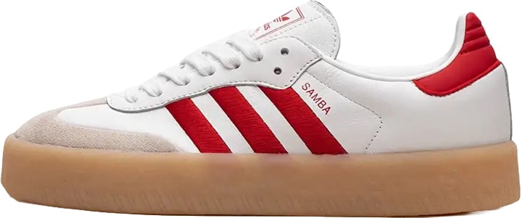 Adidas adidas Sambae White Better Scarlet Gum (Women's)