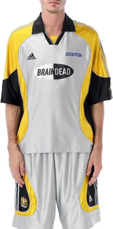 Adidas Brain Dead Football Tee Silver Mt