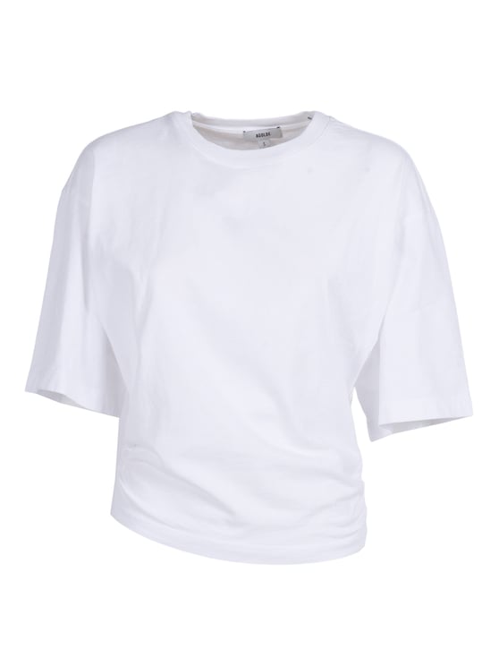 Agolde Shari Sculptural Ruched T-Shirt