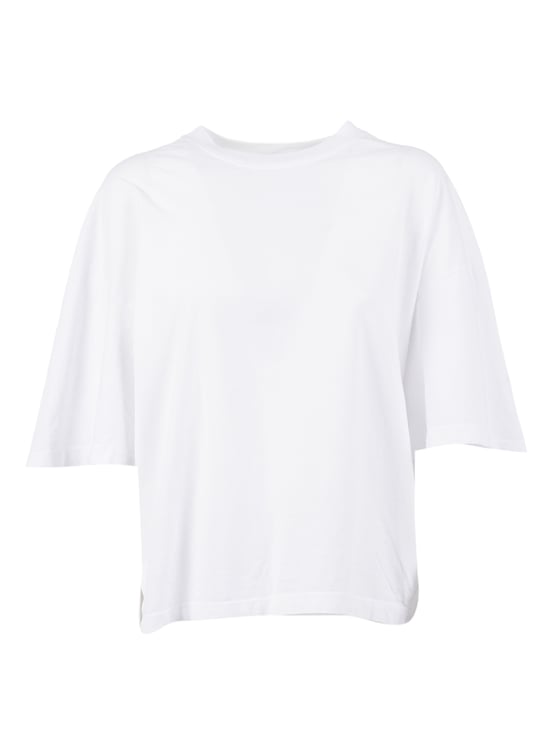 Agolde Ellery Lace Up Cotton T-Shirt