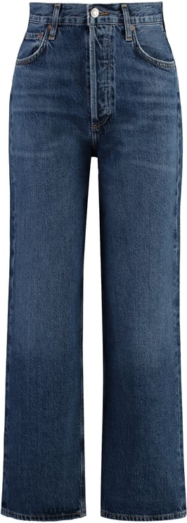 Agolde Ren 5-pocket straight-leg jeans