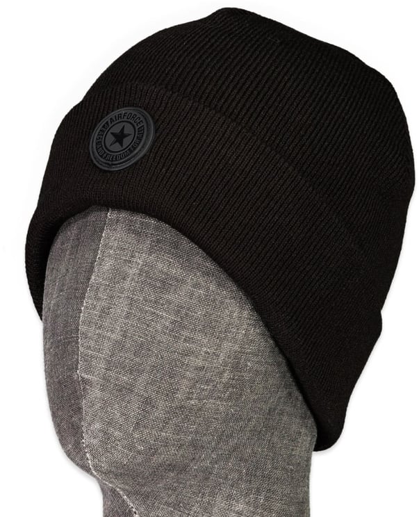 Airforce Caps-muts Zwart