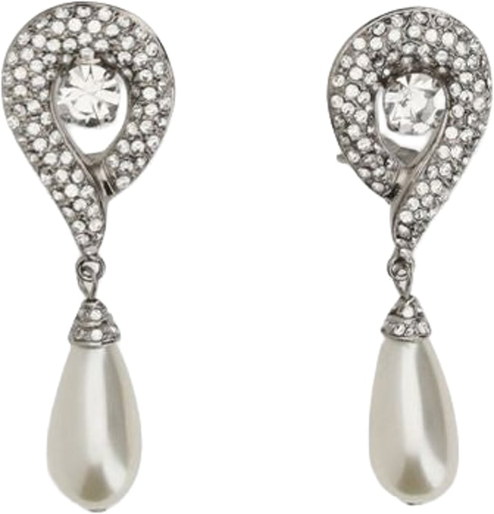 Alessandra Rich Alessandra Rich Silver Brass Earrings