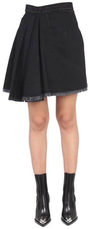 Alexander McQueen ASYMMETRICAL MINI SKIRT