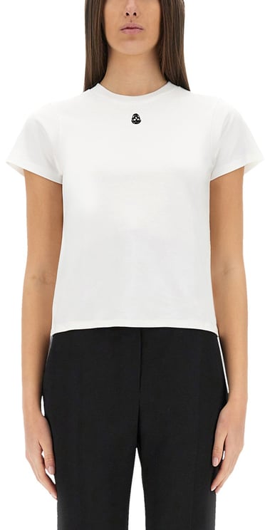 Alexander McQueen T-SHIRT WITH "SKULL" EMBROIDERY