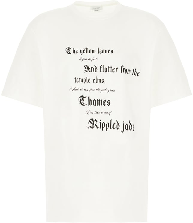Alexander McQueen Alexander Mcqueen White cotton t-shirt