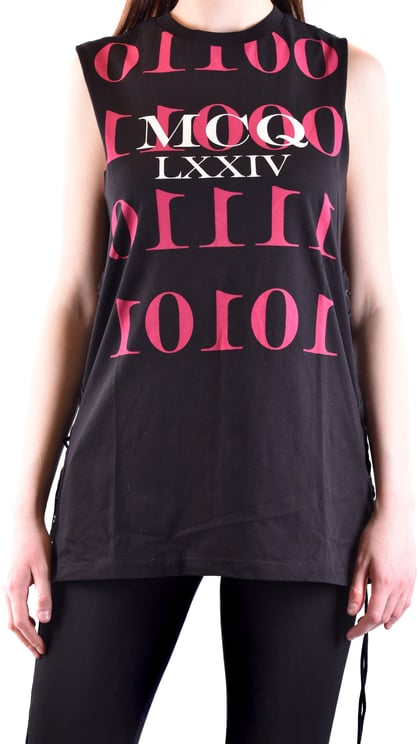 Alexander McQueen Tshirt Short Sleeves Black
