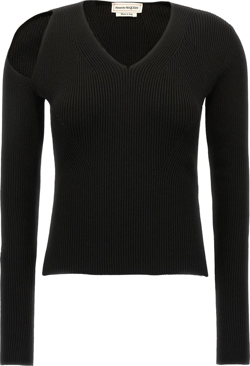 Alexander McQueen Alexander McQueen Black Wool Cardigan