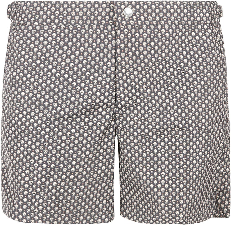 Alexander McQueen Monochrome Skull Pattern Shorts