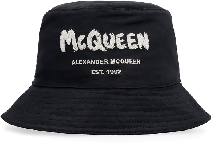 Alexander McQueen Logo print bucket hat