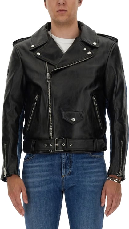 Alexander McQueen Combo Biker Jacket