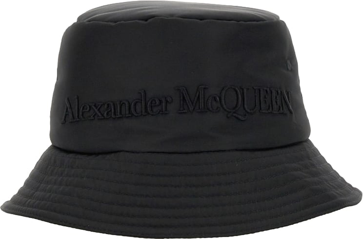 Alexander McQueen Embroidered Logo Bucket Hat