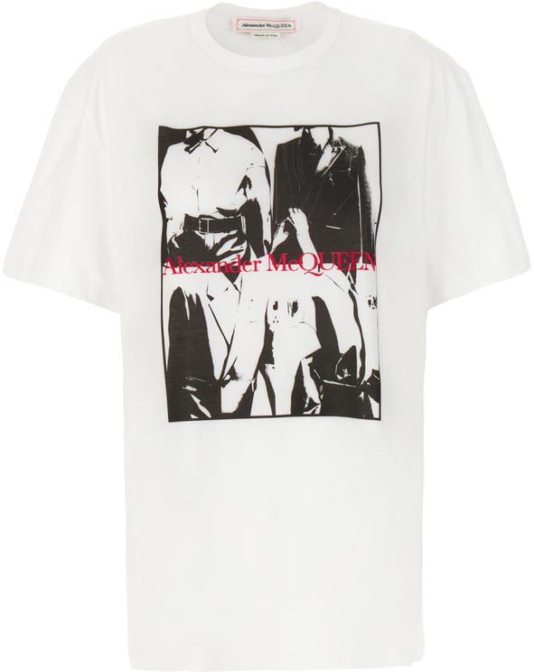 Alexander McQueen Alexander Mcqueen White cotton oversize t-shirt