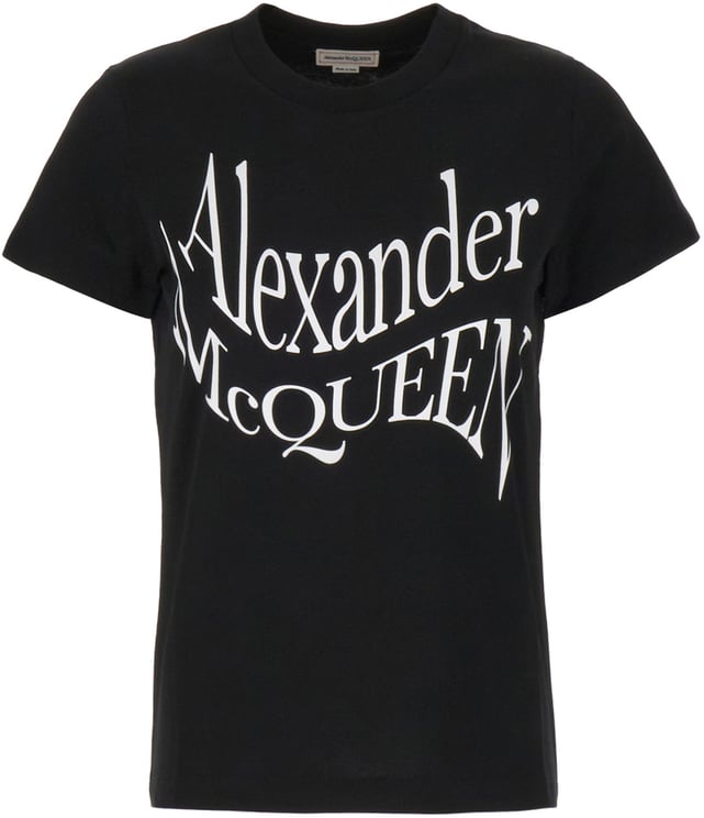 Alexander McQueen Alexander Mcqueen Black cotton t-shirt
