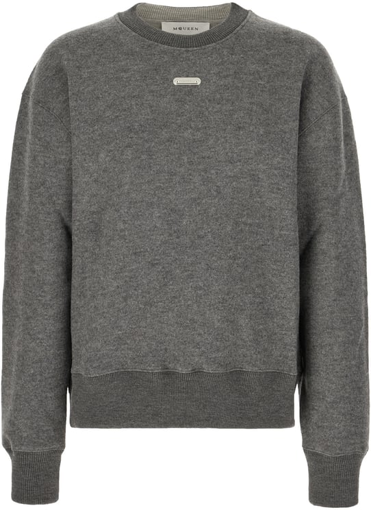Alexander McQueen Alexander Mcqueen Grey wool blend sweater